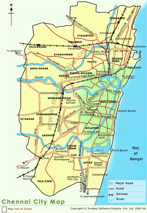 Chennai Map - India