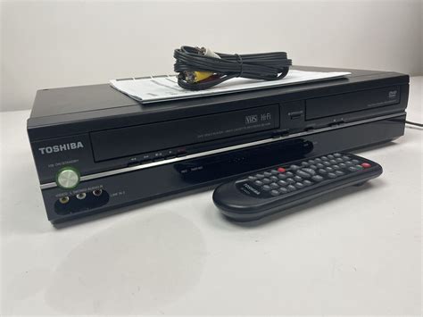 Toshiba SD-V296 DVD/VCR Combo Player Recorder Remote Manual Tested ...