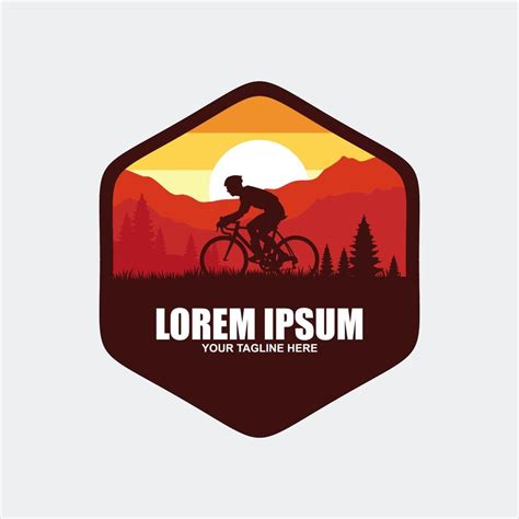 Mountain Bike Logo Design Vector Template 17528014 Vector Art at Vecteezy