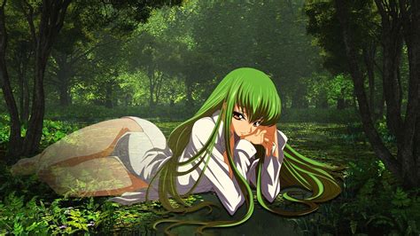 Green Anime Girl Aesthetic Wallpaper - Anime Wallpaper HD