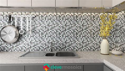 Peel and Stick Mosaic Backsplash Self Adhesive Vinyl Tile