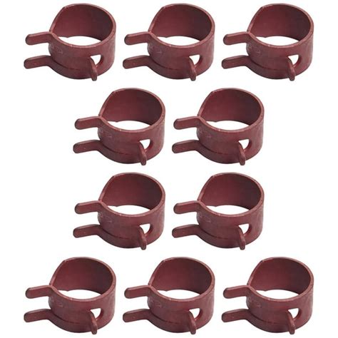 Oregon (10 Pack) 02-040 Hose Clamp for 1/4-inch and 3/16-inch Fuel Line with an Inner Diameter ...