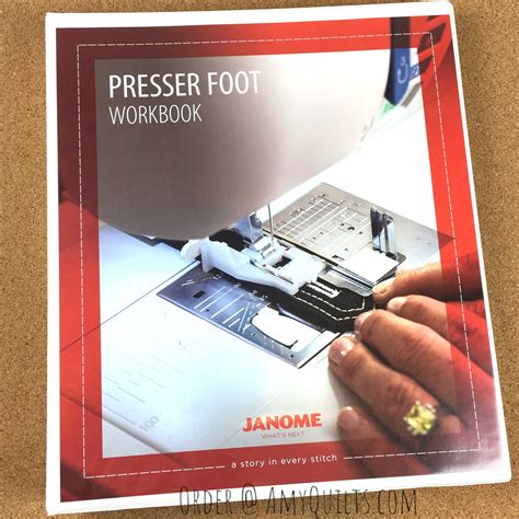 Janome Presser Foot Workbook