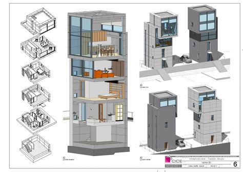 4x4 Tadao Ando. Revit Arquitecture | Arquitectura de la casa, Diseño ...