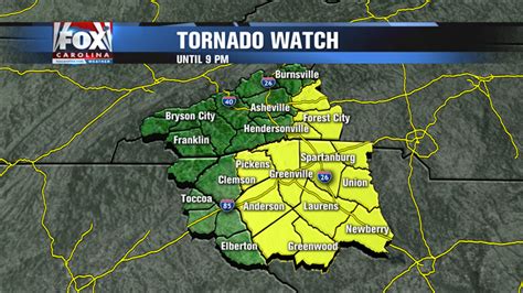 Tornado WARNING, watches in Upstate, western NC - WSMV News 4