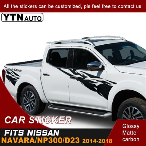 Car Stickers For Nissan Navara Np300 D23 2014-2020 Car Side Body ...