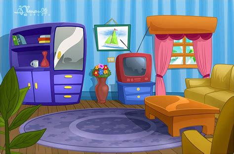 CMBG: Living Room 1 by AimanStudio on deviantART | Cartoon background ...