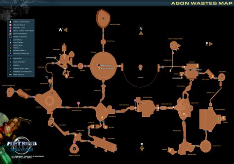 Game maps - Metroid Prime 2: Echoes (Metroid Recon)