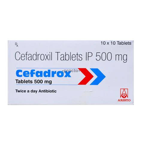 Cefadrox 500 MG Tablet - Uses, Dosage, Side Effects, Price, Composition ...