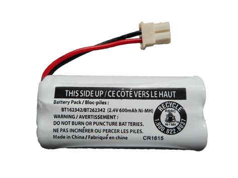 Replacement Battery BT162342 / BT262342 for Vtech AT&T Cordless ...