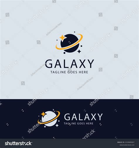 Creative Galaxy Logo Design Vector Stock Vector (Royalty Free) 2129945927 | Shutterstock