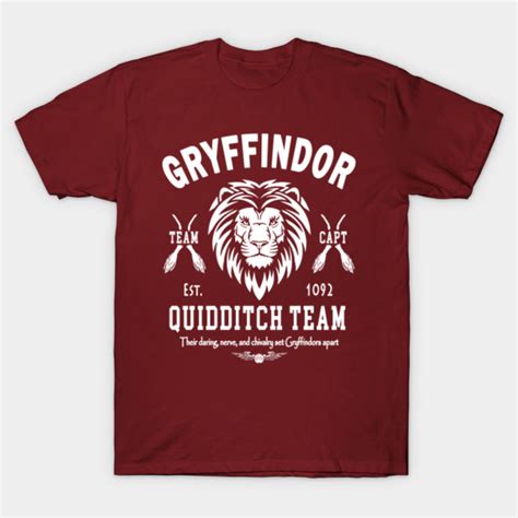 Gryffindor Quidditch Team Captain - Gryffindor - T-Shirt | TeePublic