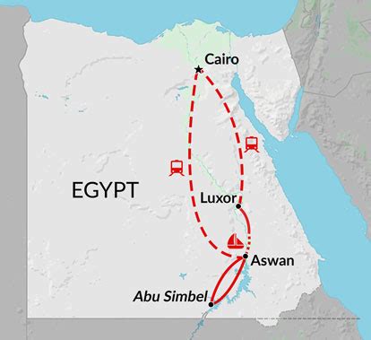 Abu Simbel Map