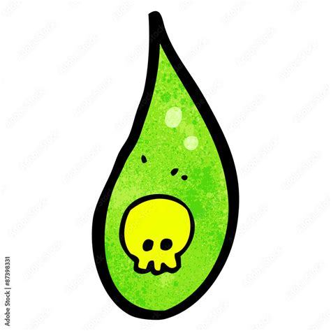 cartoon acid rain drop Stock Vector | Adobe Stock