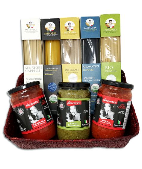 Italian Pasta & Sauce Gift Basket - Artisanal Italian Foods