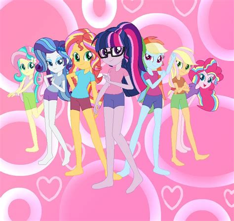 Mane 7 Equestria Girls by EbitheBlueCat99 on DeviantArt