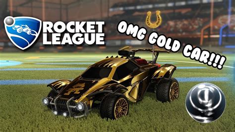 Rocket League - HOW TO MAKE YOUR CAR GOLD!!! - YouTube