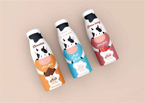 milk packaging design on Behance