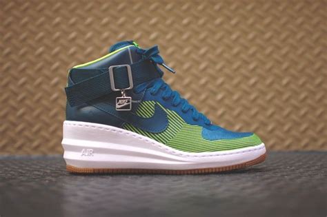 Nike Lunar Force 1 Sky Hi Jacquard (Space Blue) - Sneaker Freaker