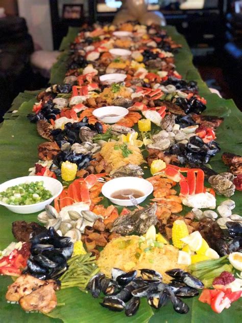 Kamayan Feast - Food Fashion and Me - Kamayan Feast How to setup Kamayan table - #fashion #feast ...