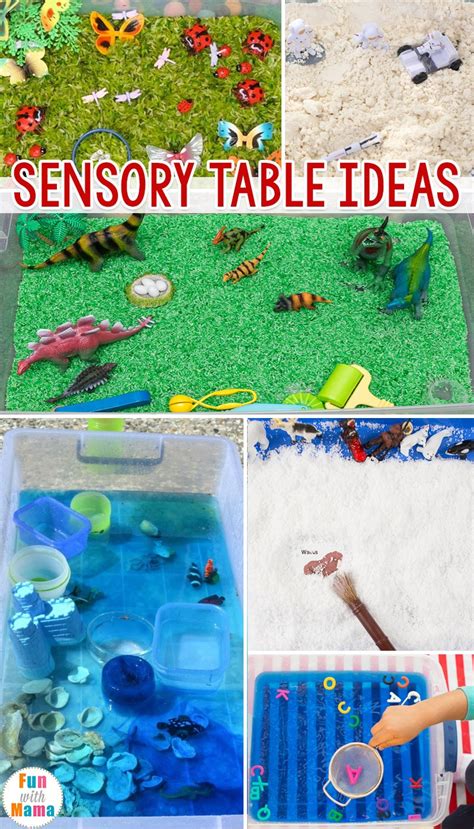 Sensory Table Ideas - Sensory Activities for Toddlers