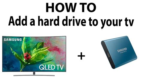 HOW TO: Add a external hard drive to your TV - YouTube