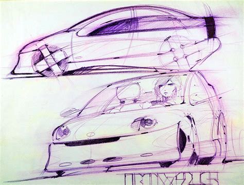 Awesome Drawings Of Cars