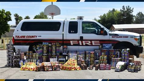 $25,000 worth of illegal fireworks seized in Tulare County - ABC30 Fresno