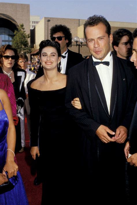 Demi Moore and Bruce Willis in 1987 | Celebrity couples, Famous couples ...