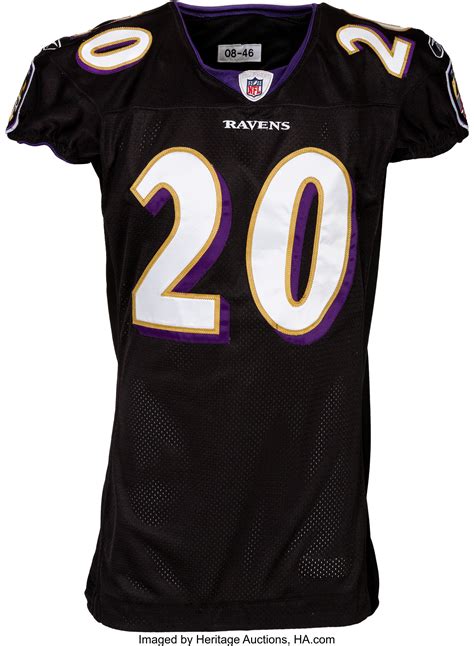 2008 Ed Reed Game Worn Baltimore Ravens Jersey. ... Football | Lot ...