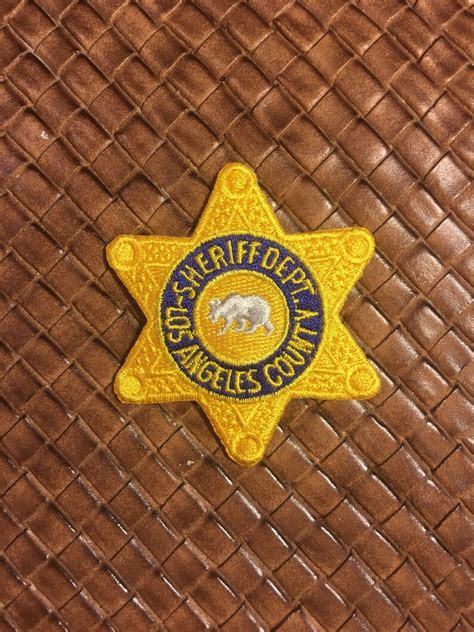 Los Angeles County Sheriff Collectible Patch | Etsy