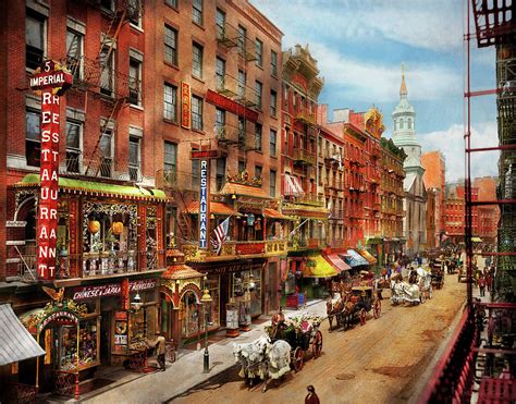 City - New York - Chinatown in 1905 Photograph by Mike Savad - Pixels