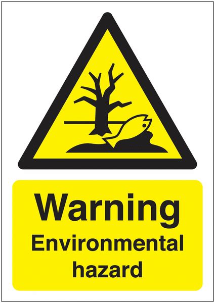 Warning Environmental Hazard Sign | Seton