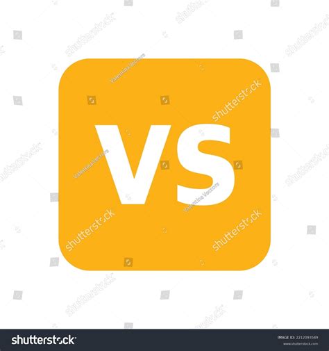 Squared Vs Button Yellow Emoji Vector Stock Vector (Royalty Free) 2212093589 | Shutterstock