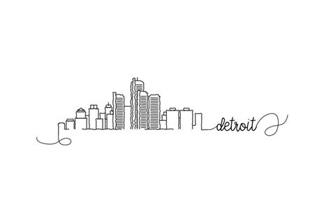 Detroit Skyline Art Print by Kharin Hanes | iCanvas