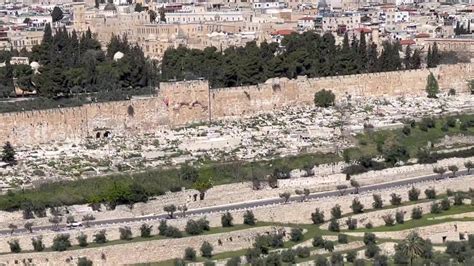 What a view!! The mount of Olives!! The place where Jesus wept over ...