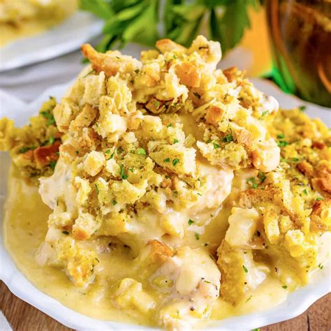 Chicken and Stuffing Casserole - The Country Cook