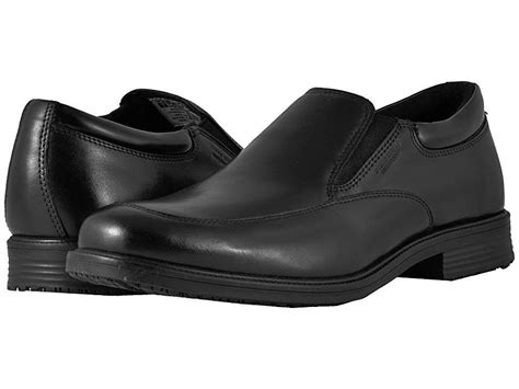 Rockport Essential Details Waterproof Slip On Men's Slip on Shoes Black in 2022 | Mens slip on ...