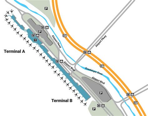 San Jose Airport Terminal Map - Maps For You