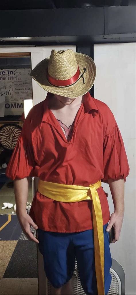 My first ever Cosplay. No better character than the future Pirate King himself : r/OnePiece