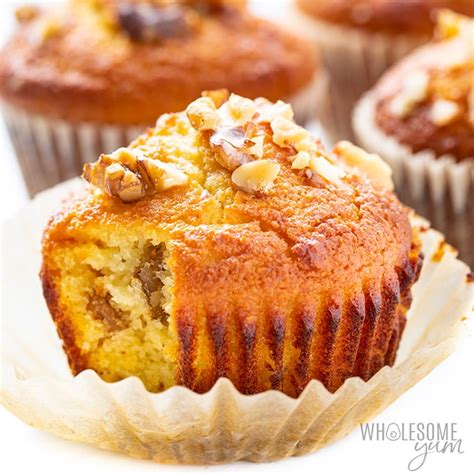 Low Carb Keto Banana Muffins Recipe | Wholesome Yum