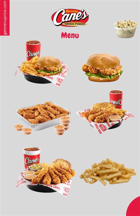 Raising Cane's Menu With Prices 2024 - Candy Marice