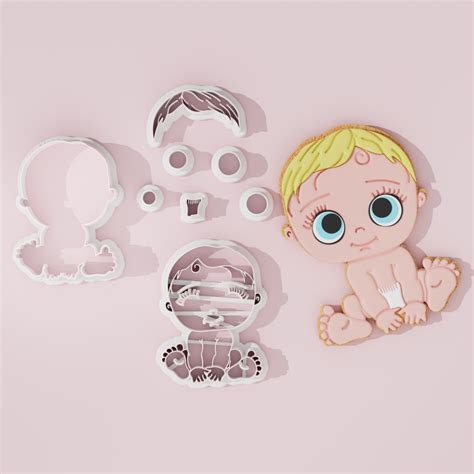 Baby Shower – Cute Baby Boy Cookie Cutter