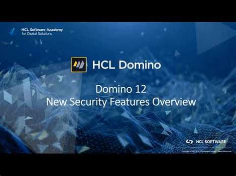 HCL Domino v12 New Security Feature Overview