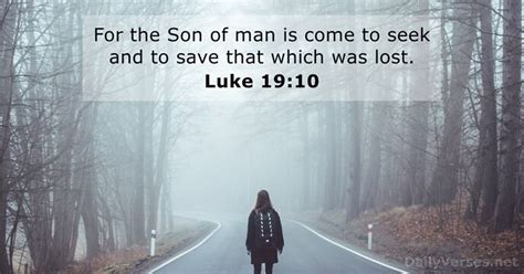 October 29, 2024 - Bible verse of the day (KJV) - Luke 19:10 ...