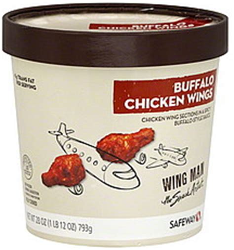 Safeway Chicken Wings Buffalo 28.0 oz Nutrition Information | ShopWell