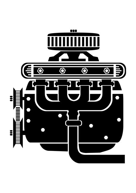 Engine clipart diesel engine, Engine diesel engine Transparent FREE for ...