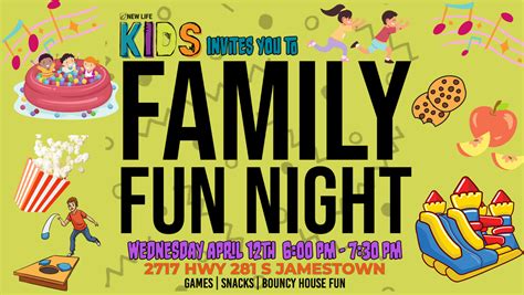 Family Fun Night - Jamestown Events Calendar : Jamestown Events Calendar