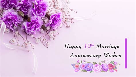 Happy 10th Wedding Anniversary Wishes, Quotes, and Messages