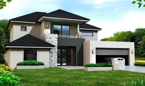 exterior | Double storey house, Contemporary house plans, Modern house ...